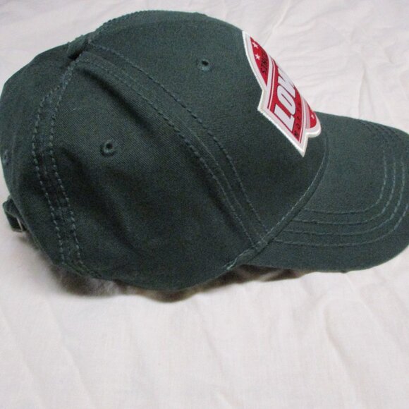 Lowes Embroidered 100% Cotton Strap Back Hat Green Men Size | One Size - Picture 5 of 7